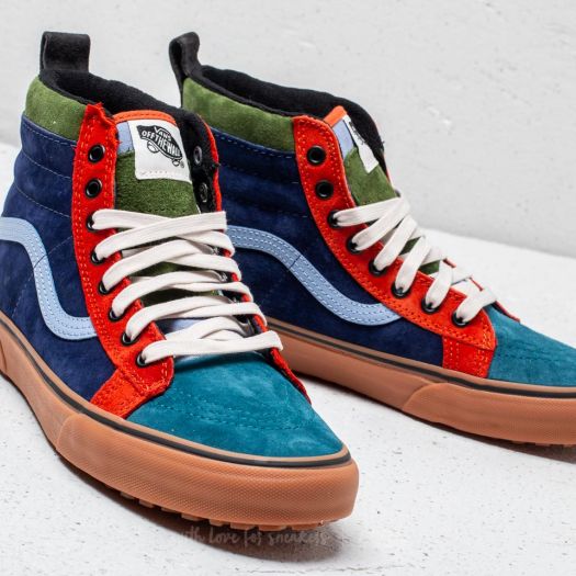 Vans sk8 hi medieval blue top
