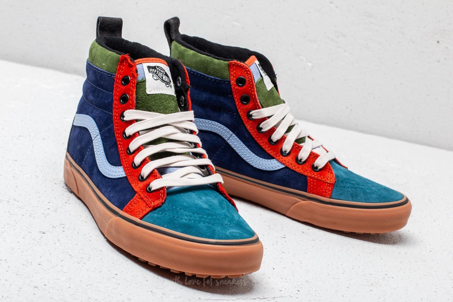 Herren Sneaker und Schuhe Vans Sk8 Hi MTE Medieval Blue Laven