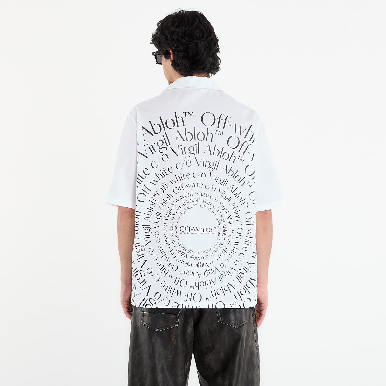 Cămăși Off-White Circle Off Bowling Shirt White