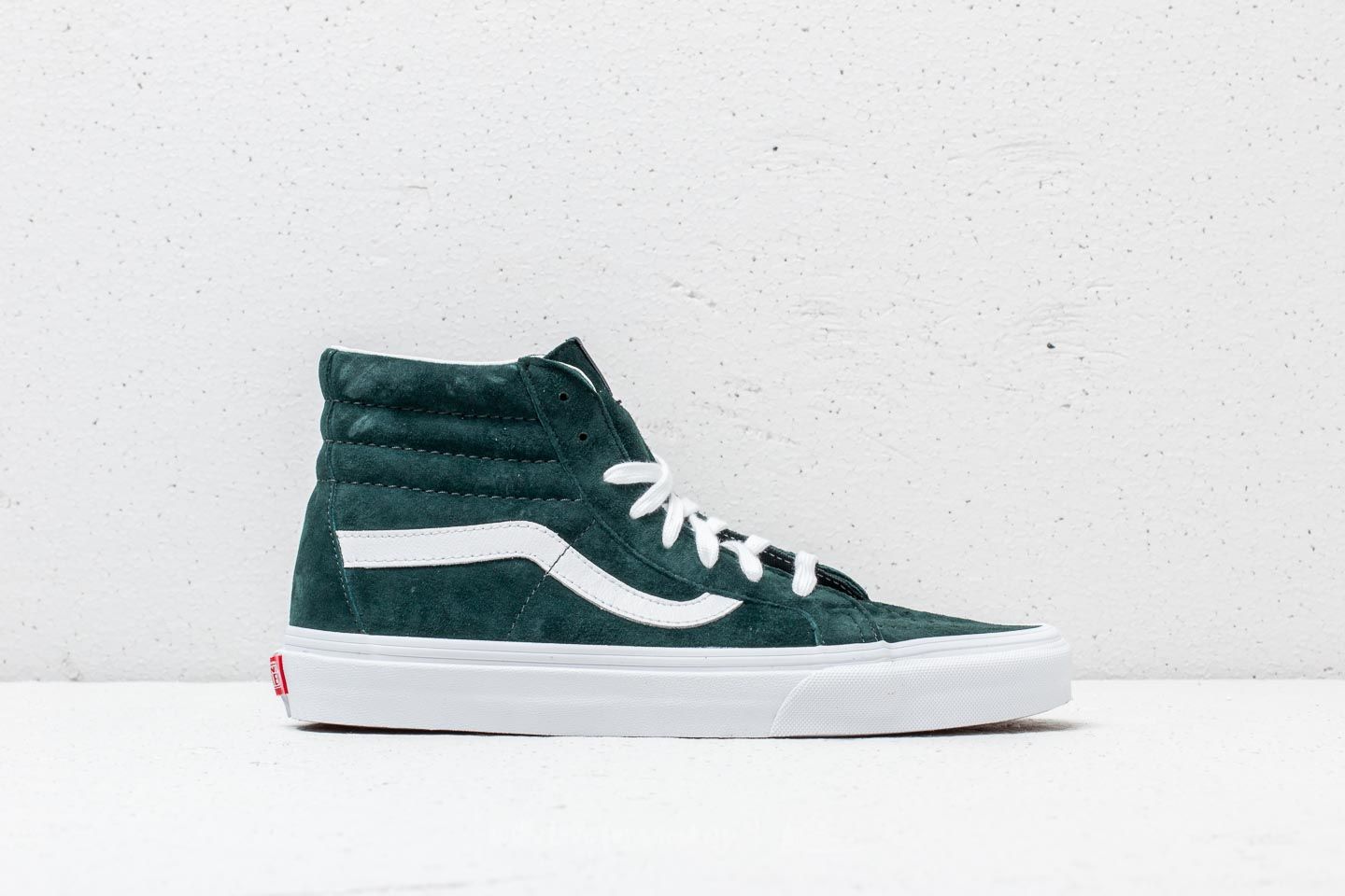 Men s shoes Vans Sk8 Hi Reissue Pig Suede Darkest Spruce Footshop
