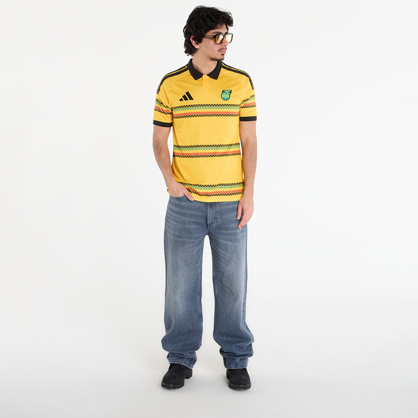 Jerseys adidas x Jamaica x Bob Marley Originals Track Top Bold Gold ...