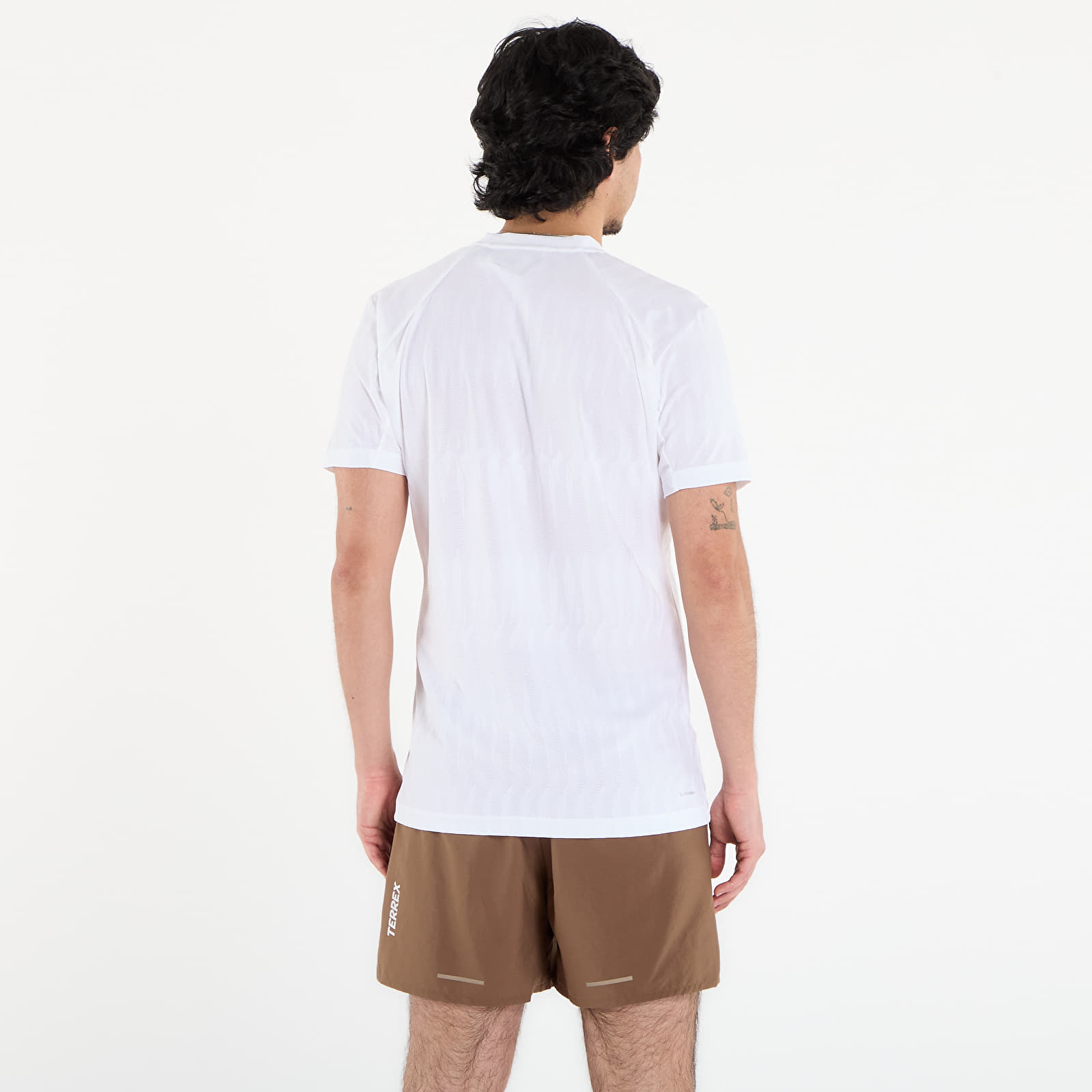 Majice T-shirt adidas Tennis Climacool+ Airchill Freelift T-Shirt White