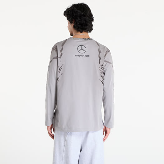 Y-3 Mercedes Wolf Graphic Long Sleeve T Shirt Black | Footshop