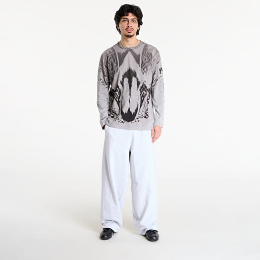 Y-3 Mercedes Wolf Graphic Long Sleeve T Shirt Black | Footshop