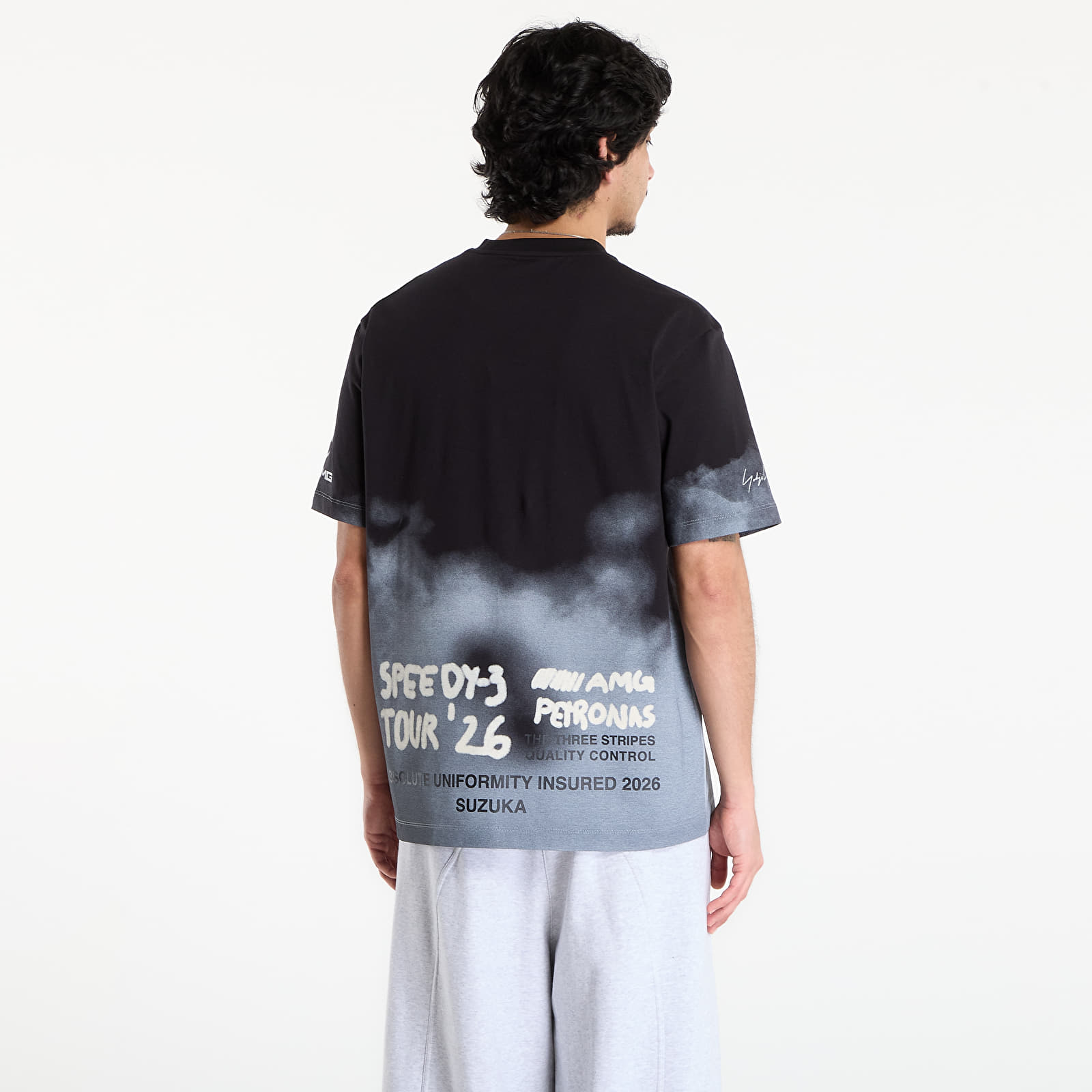 Tričká Y-3 Mercedes AMG Petronas Formula 1 Team Tour Short Sleeve T Shirt Black