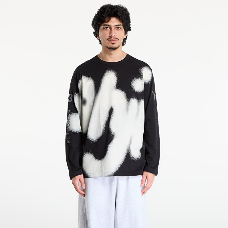 Y-3 Mercedes AMG Petronas Formula 1 Team Yohji Graphic Long Sleeve T Shirt Black