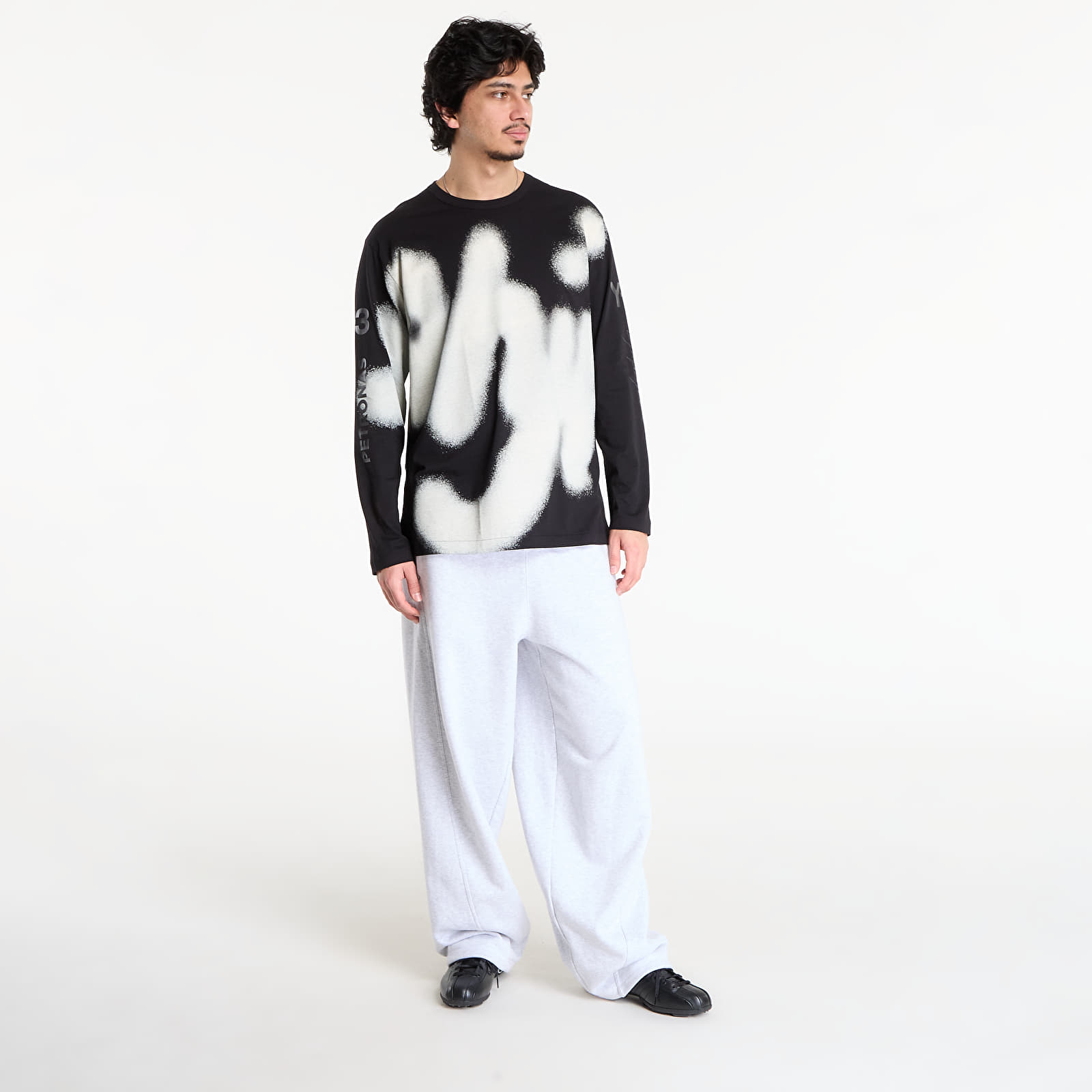 Футболки Y-3 Mercedes AMG Petronas Formula 1 Team Yohji Graphic Long Sleeve T Shirt Black