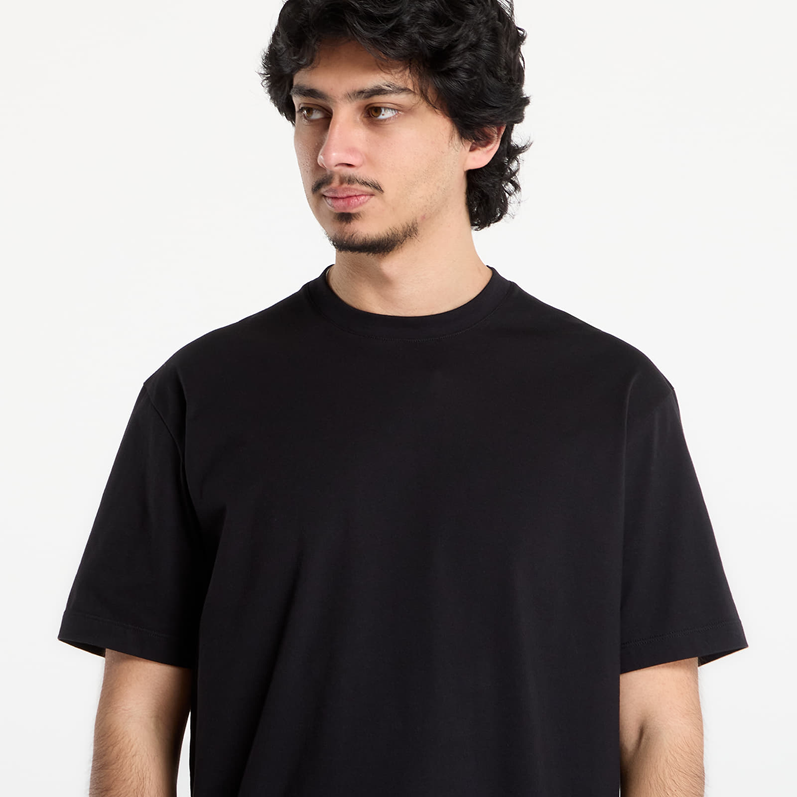 Tričká Y-3 Mercedes Logo Stack Short Sleeve T Shirt Black