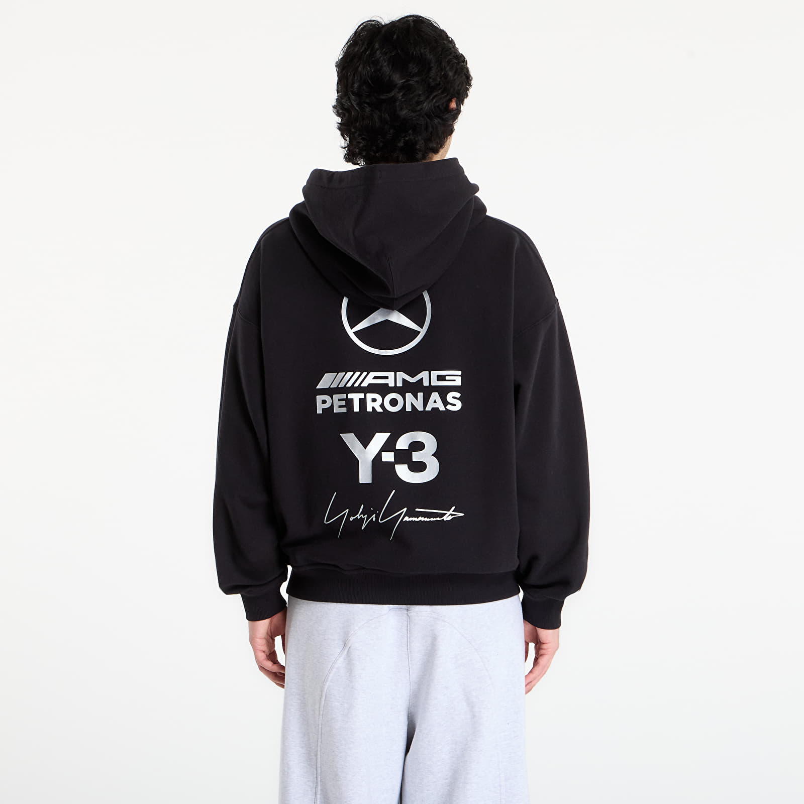 Hoodies och sweatshirts Y-3 Mercedes Zip Hoodie Black