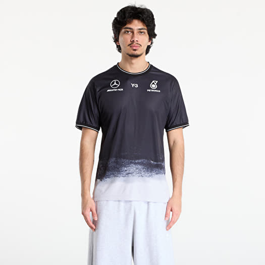 Jersey Y-3 Mercedes AMG Petronas Formula 1 Team Mechanics Short Sleeve Jersey Black
