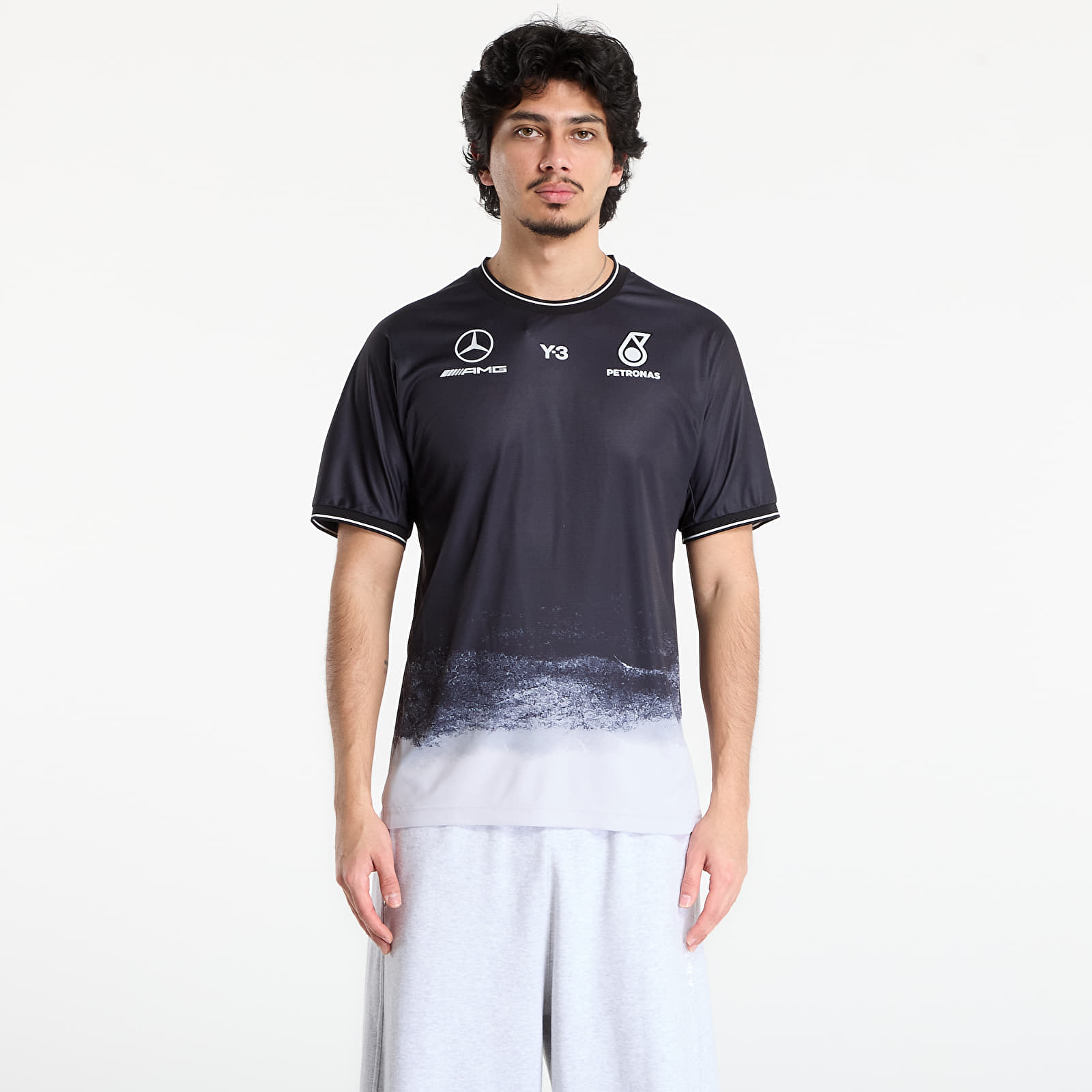 Джерси Y-3 Mercedes AMG Petronas Formula 1 Team Mechanics Short Sleeve Jersey Black