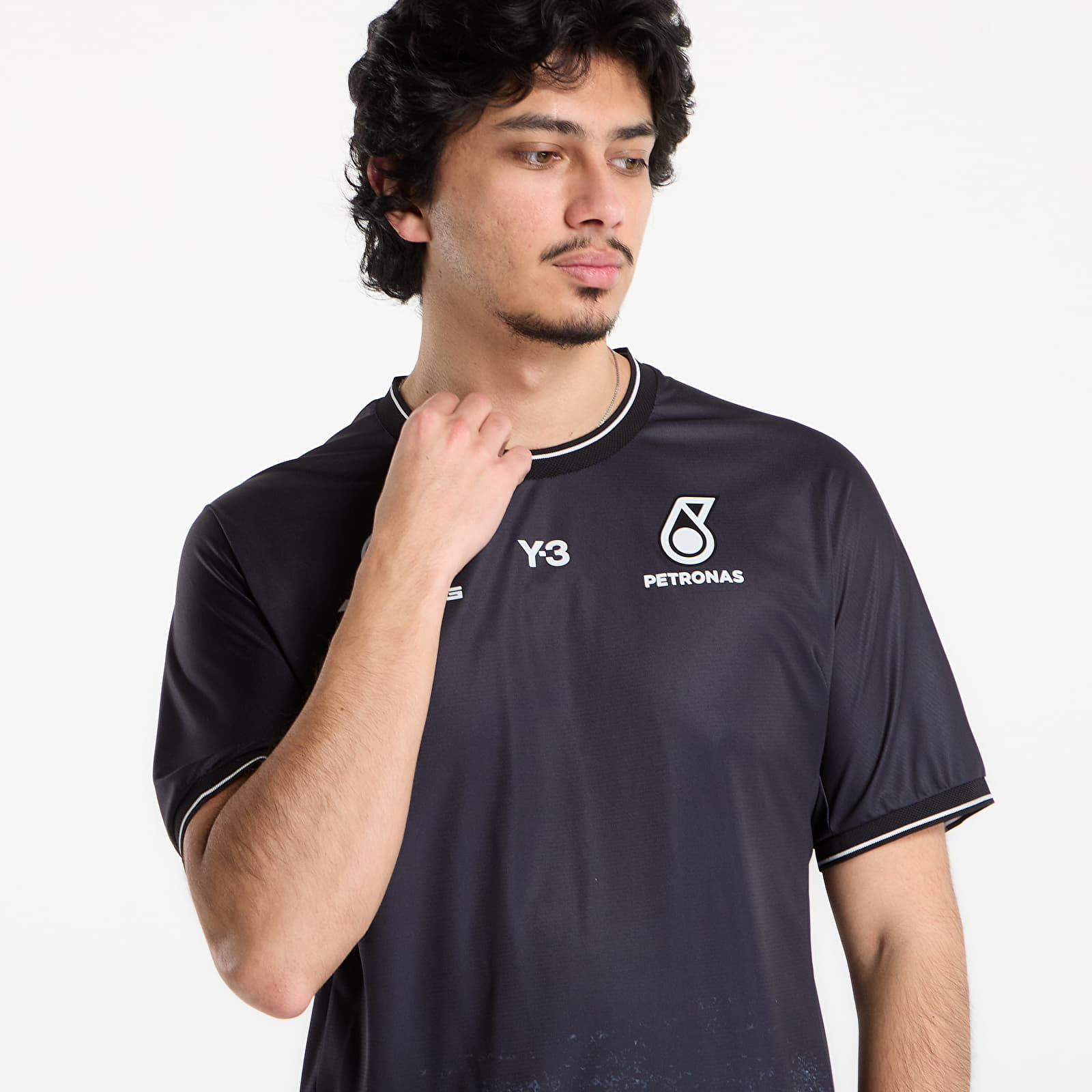 Джерси Y-3 Mercedes AMG Petronas Formula 1 Team Mechanics Short Sleeve Jersey Black