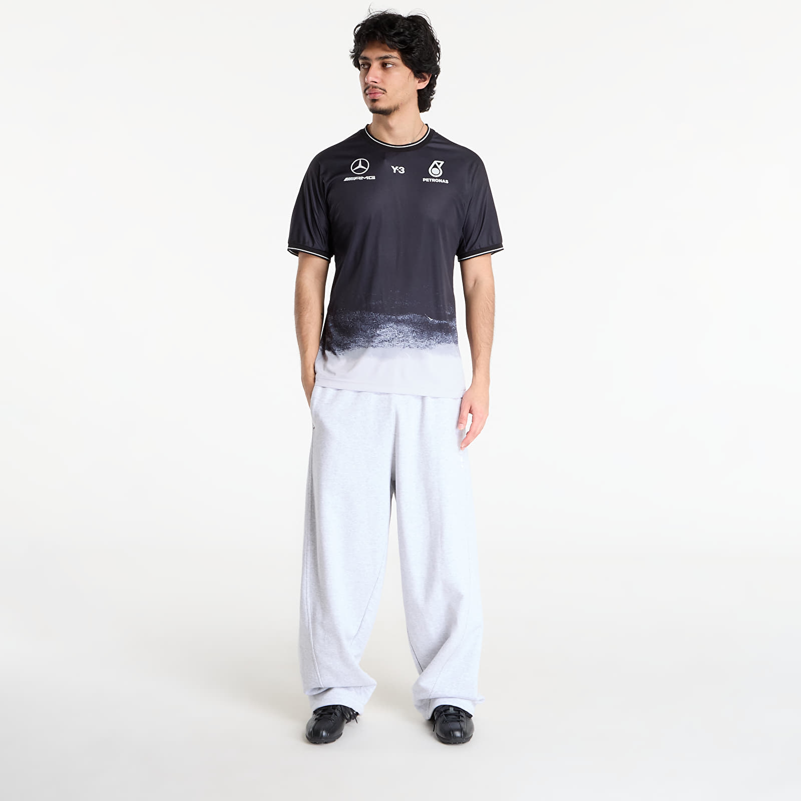 Джерси Y-3 Mercedes AMG Petronas Formula 1 Team Mechanics Short Sleeve Jersey Black