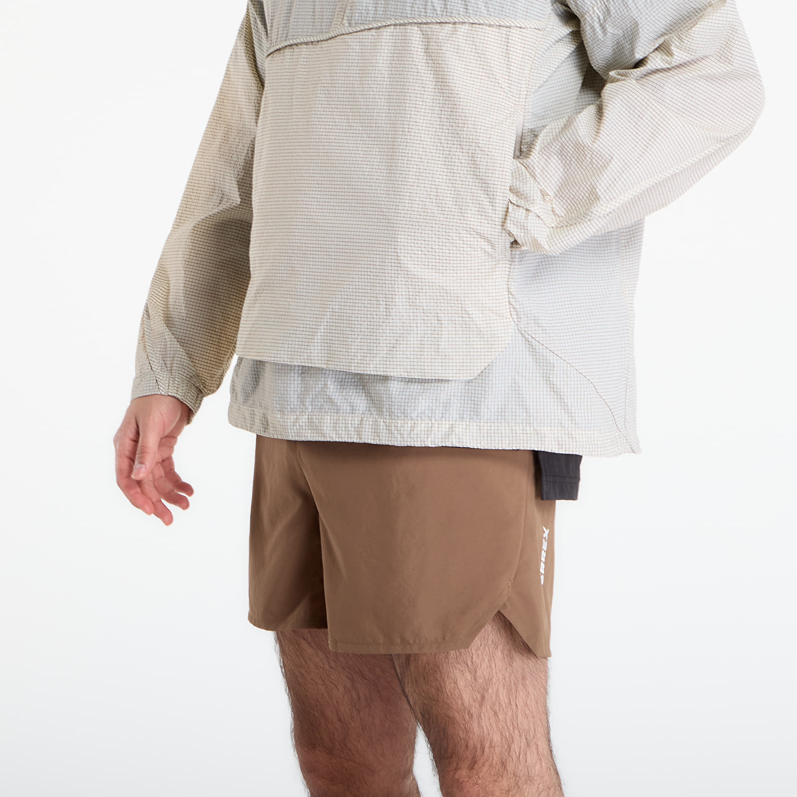 Men's jackets adidas Xpl Wind Anorak Wonder Aluminium/ Brown Oxide