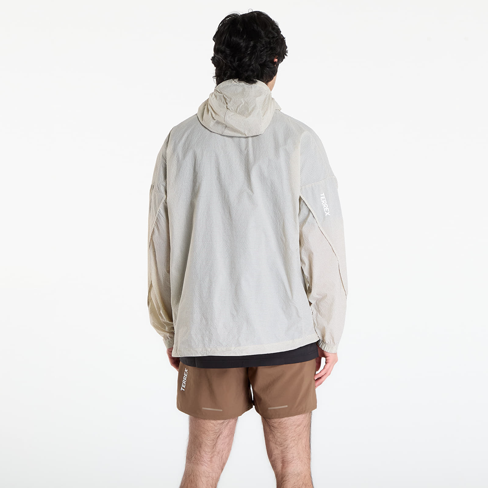 Men's jackets adidas Xpl Wind Anorak Wonder Aluminium/ Brown Oxide