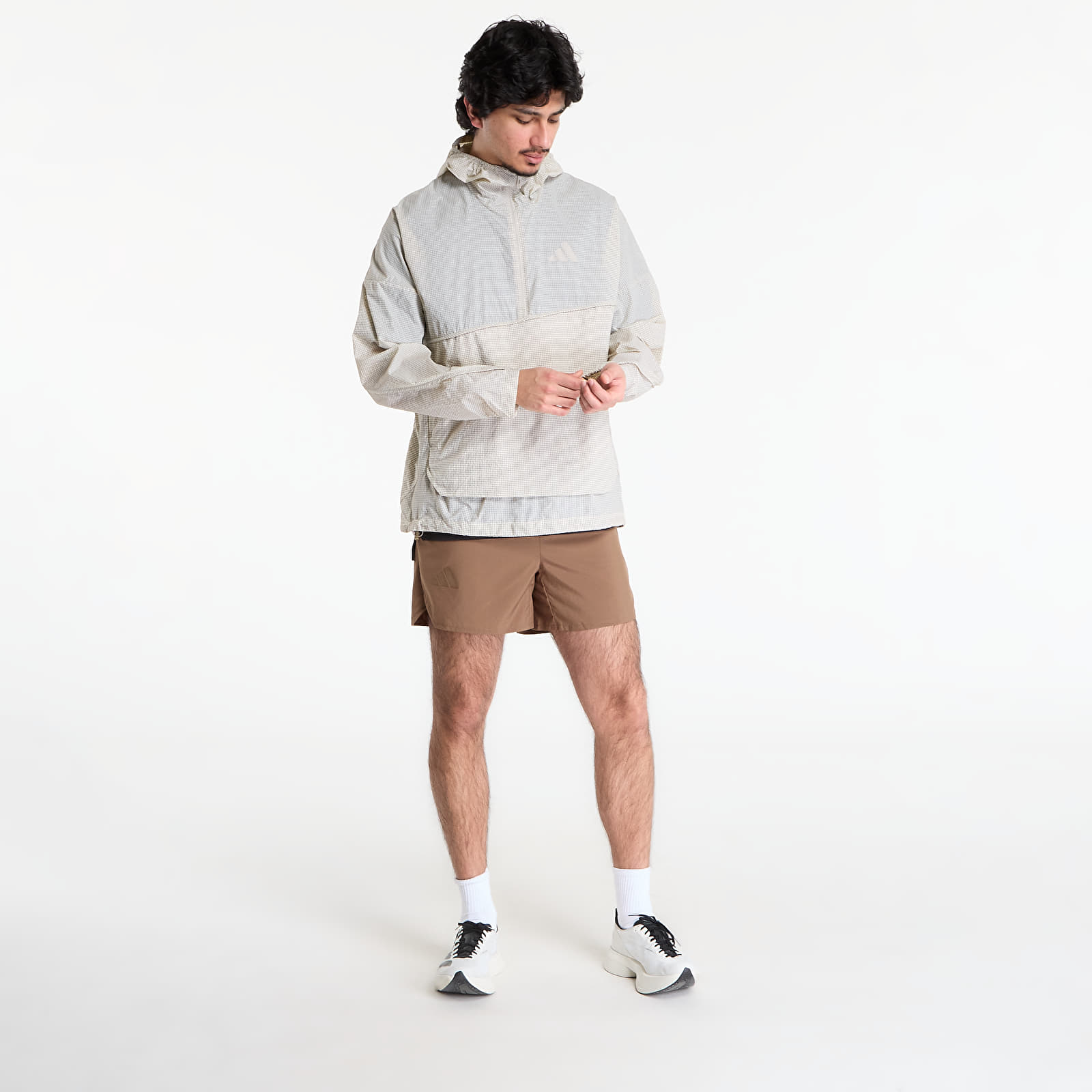 Men's jackets adidas Xpl Wind Anorak Wonder Aluminium/ Brown Oxide