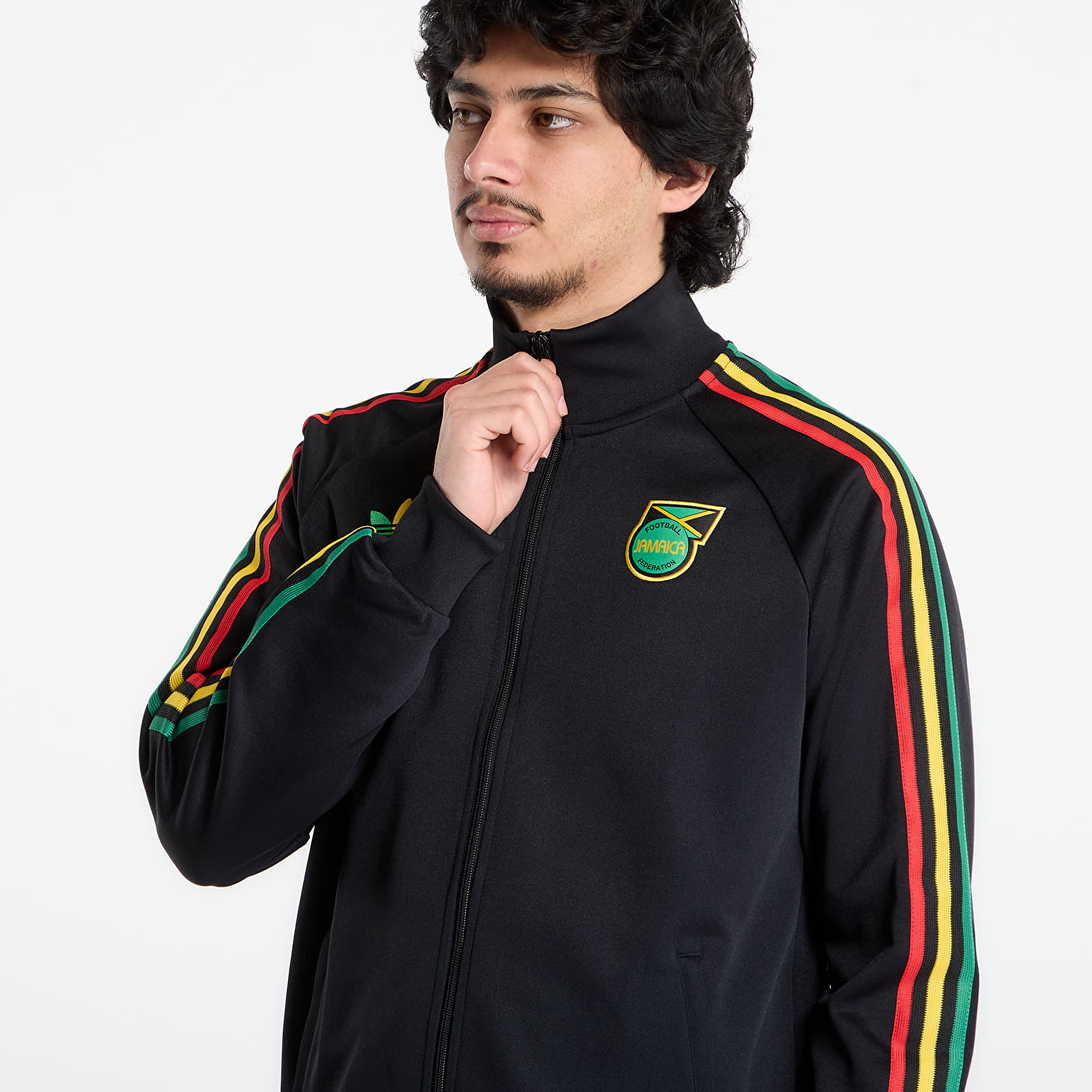 Мъжки суичъри adidas Jamaica X Bob Marley Originals Track Top Black