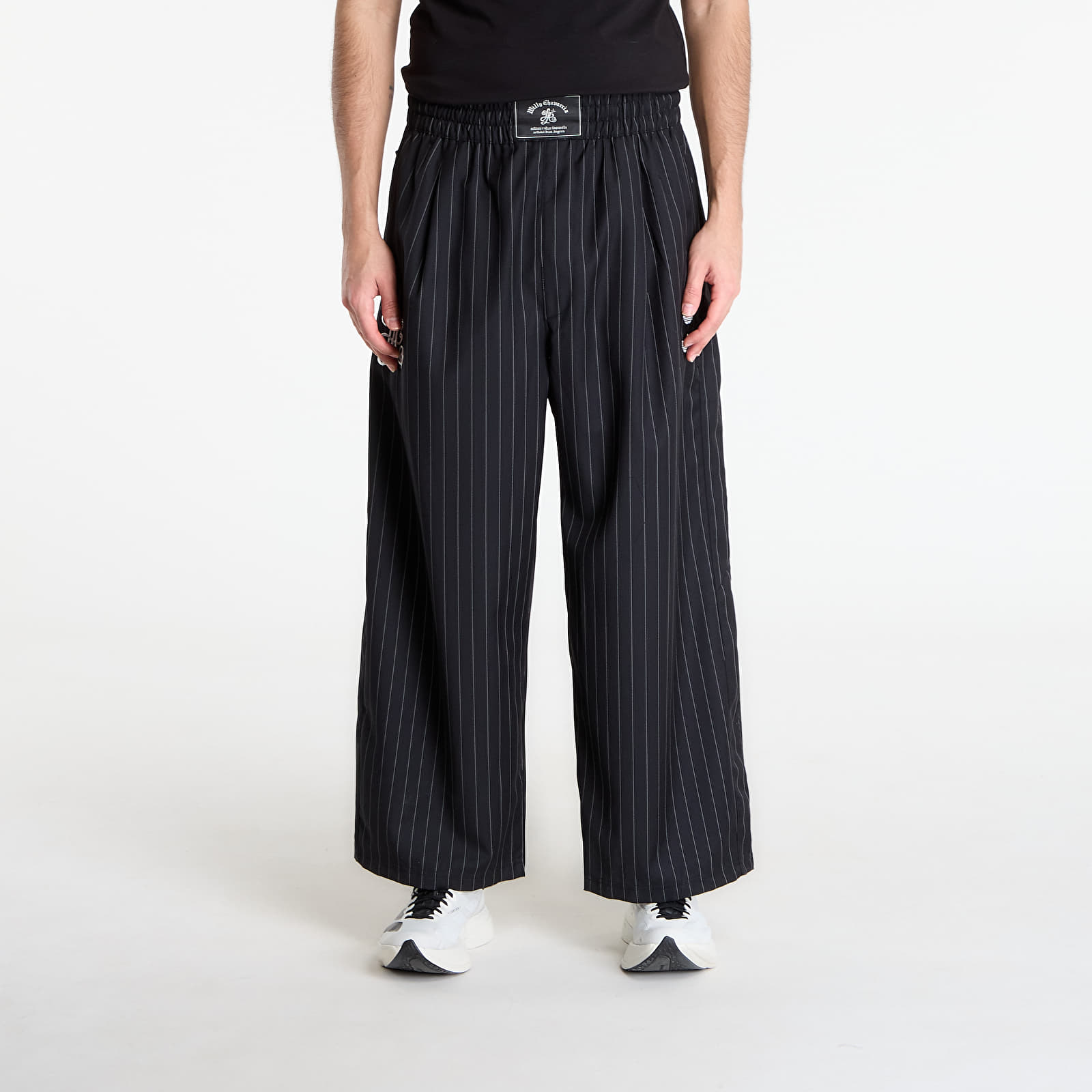 Bukser for menn adidas Chavarria Pinstripe Track Pant Black/ White