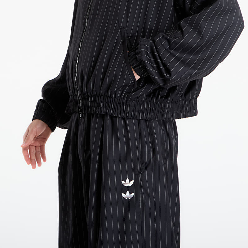 adidas x Willy Chavarria Pinstripe Track Jacket Black/ White
