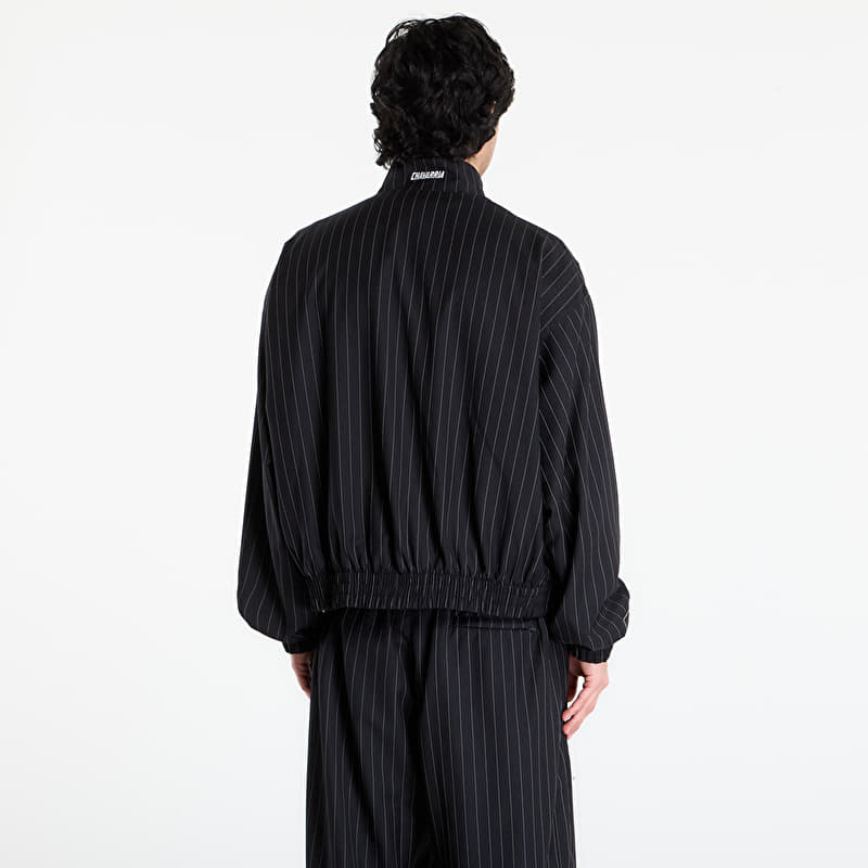 adidas x Willy Chavarria Pinstripe Track Jacket Black/ White