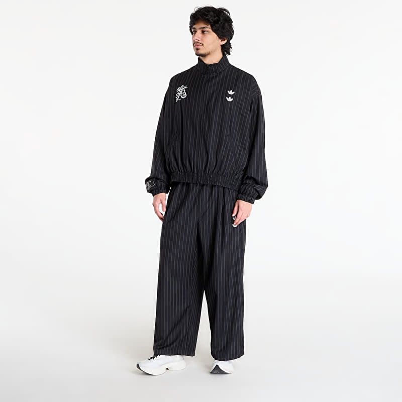 adidas x Willy Chavarria Pinstripe Track Jacket Black/ White
