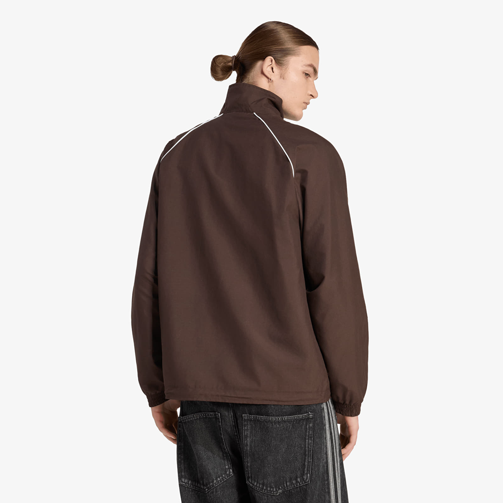 Hettegensere for menn adidas Chest Stripes Track Top Aurora Coffee