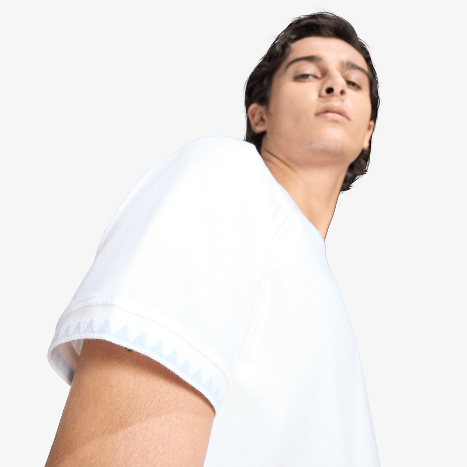 Tričká adidas Chest Str Ss T White