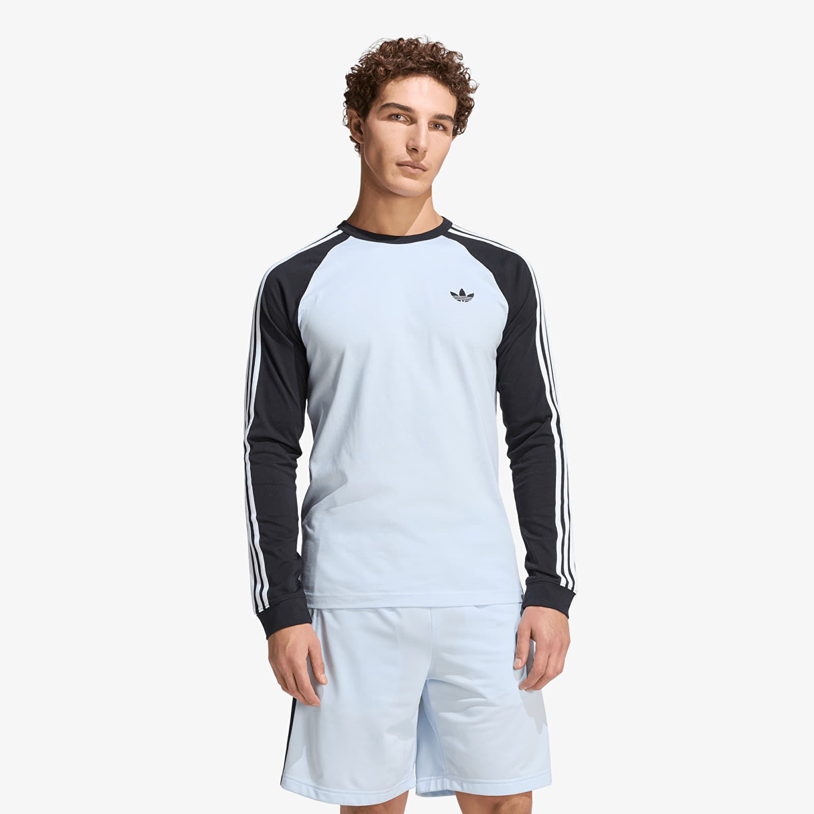 Тениска adidas 3S Ls Tee Crsk S