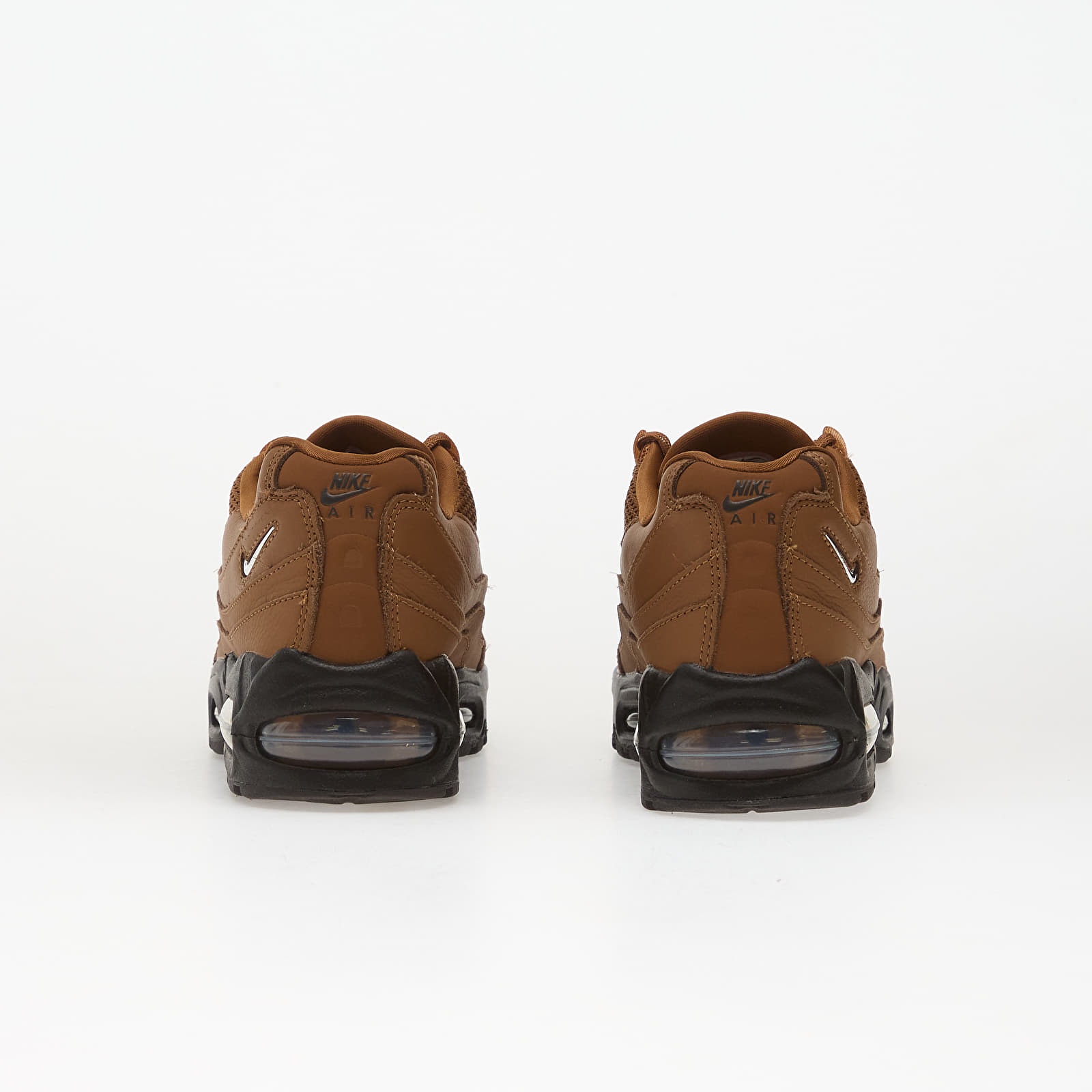 Women's shoes Nike Air Max 95 Big Bubble Lt British Tan/ Flax-Velvet Brown