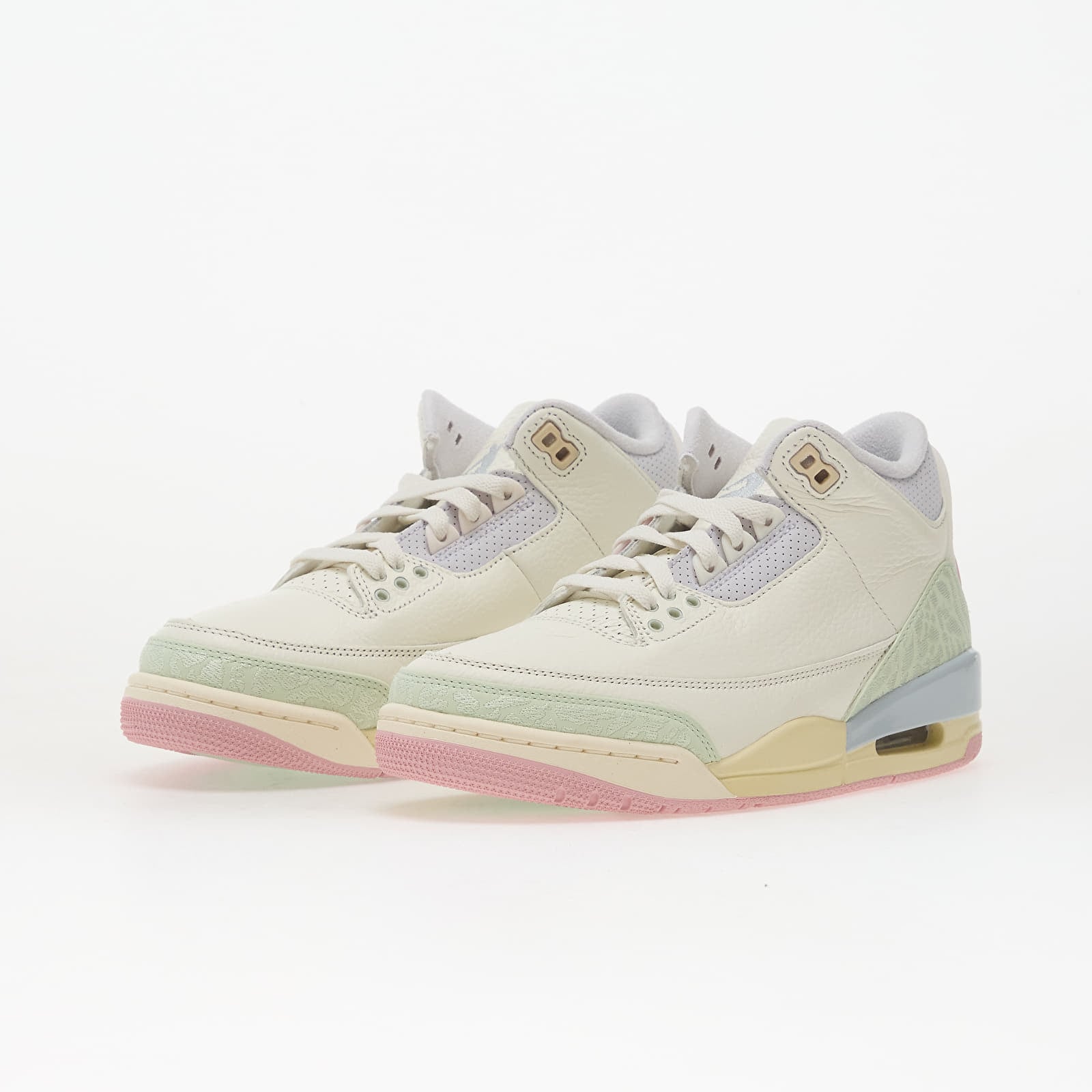 Herresko Air Jordan 3 Retro "Spring Is in the Air" Sail/ Jade Aura-Aura-Iced Carmine