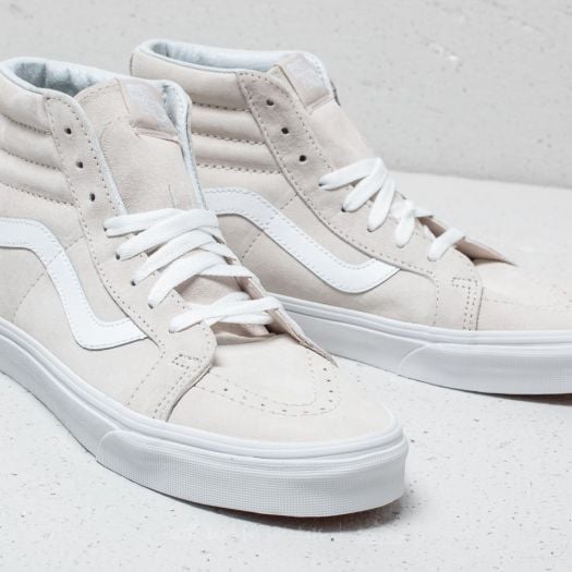 Men s shoes Vans Sk8 Hi Reissue Pig Suede Moonbeam True White Footshop