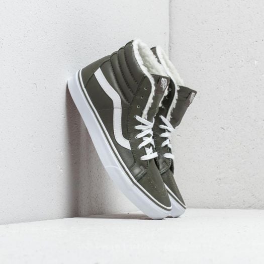 Vans sk8 hi hombre olive top