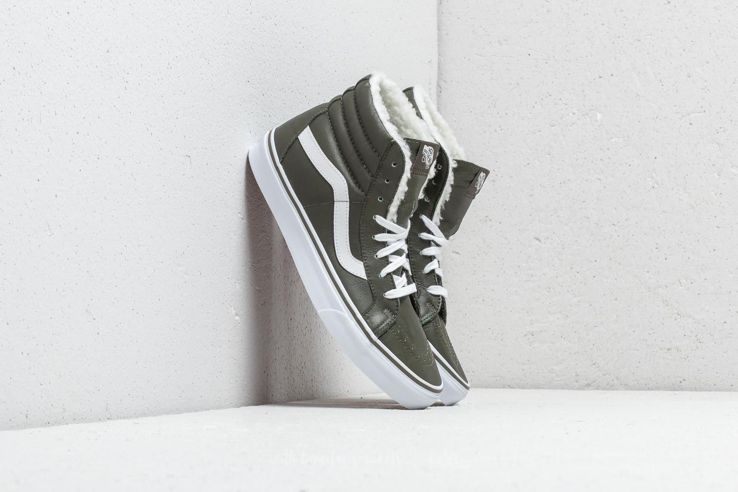 Vans Sk8 Hi Reissue Leather Fleece