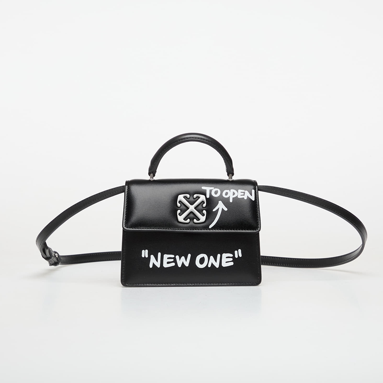 Чанта Off-White Jitney Baby Quote Black Universal
