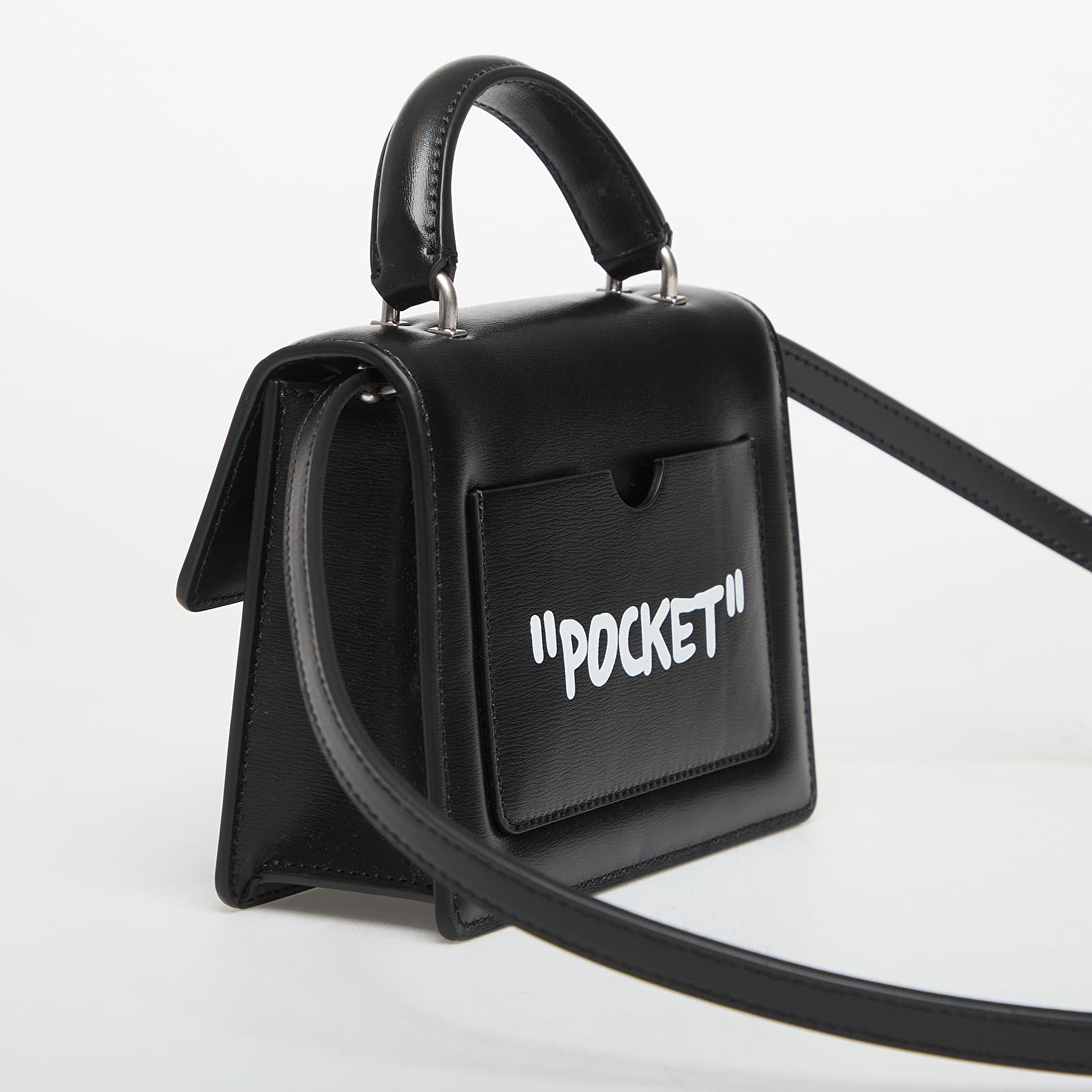 Handtaschen Off-White Jitney Baby Quote Black