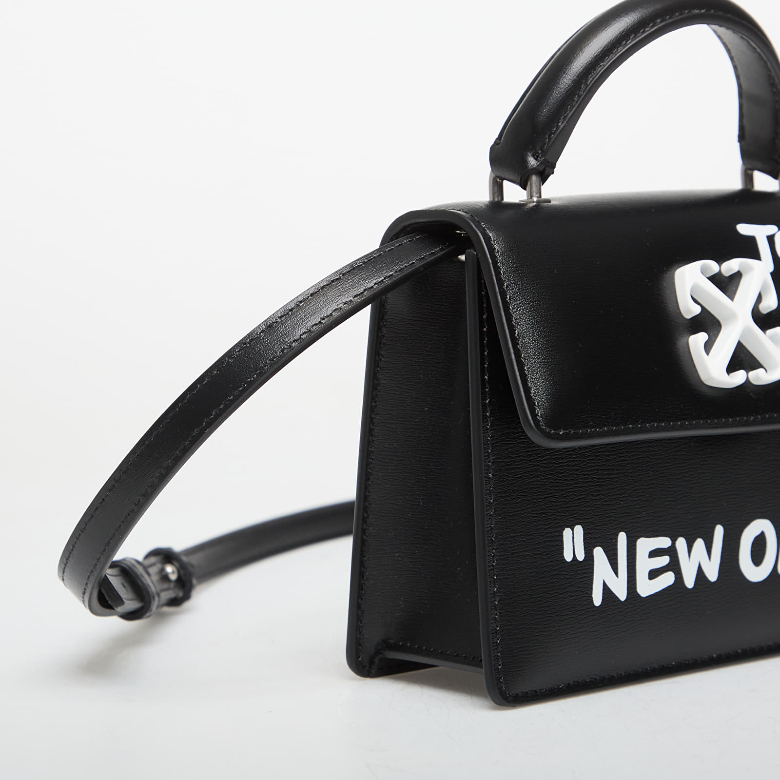 Handtaschen Off-White Jitney Baby Quote Black