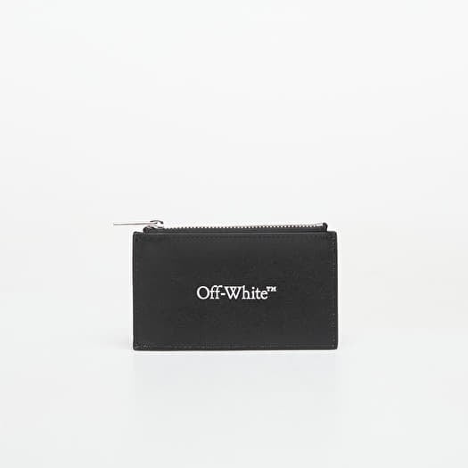 Portafoglio Off-White Bookish Zipped Card Case Black
