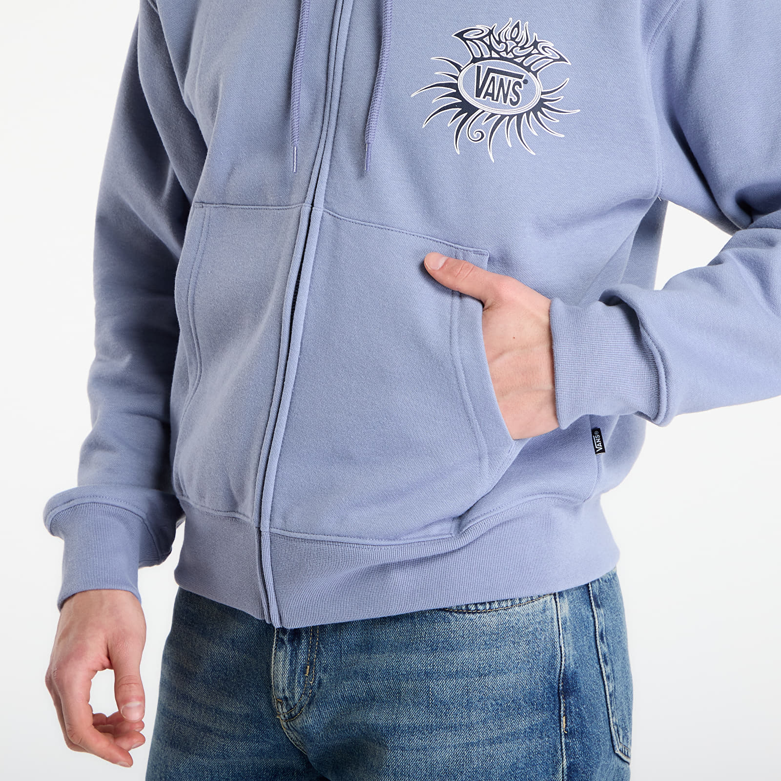 Hettegensere for menn Vans Torched Full Zip Glacial Slate