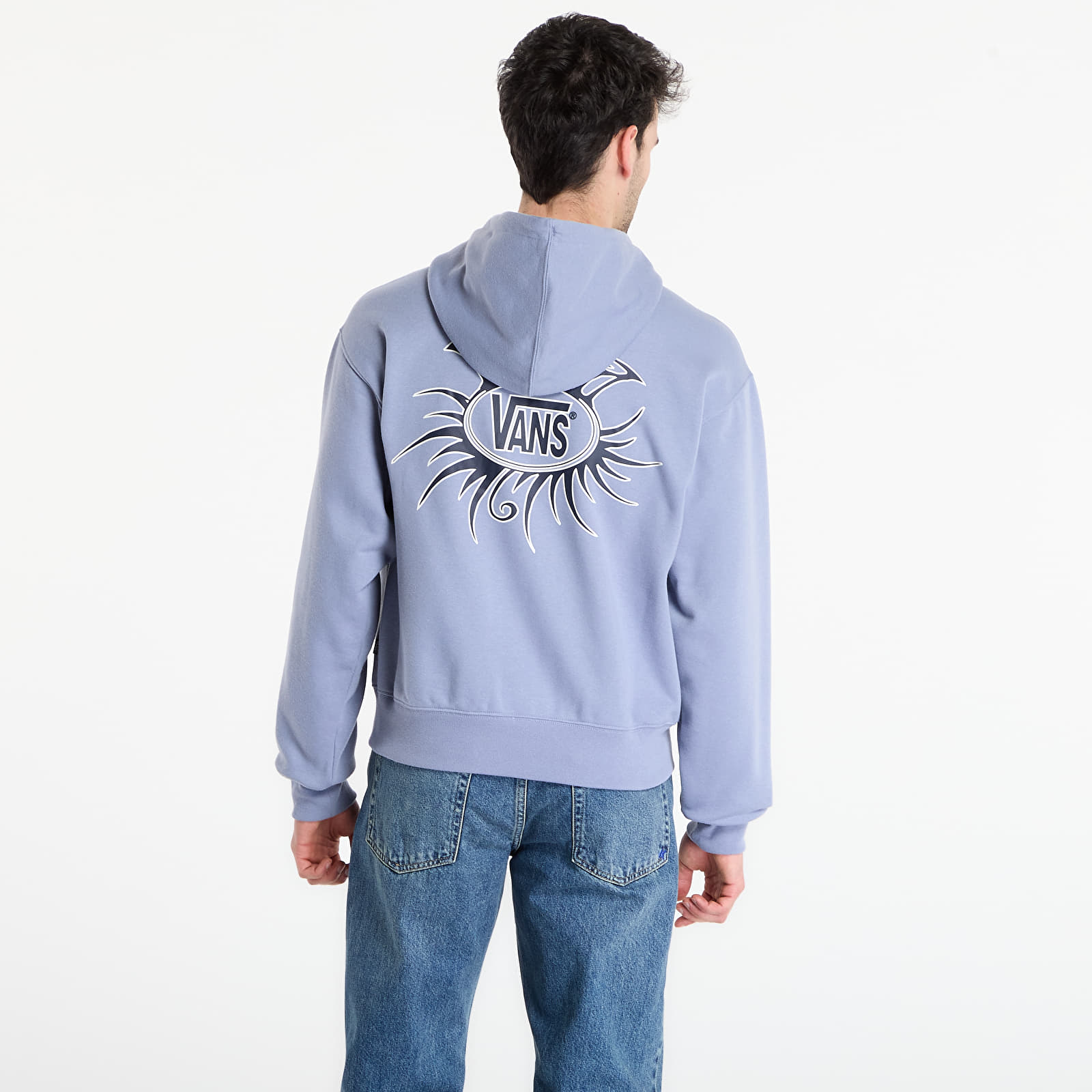 Hettegensere for menn Vans Torched Full Zip Glacial Slate