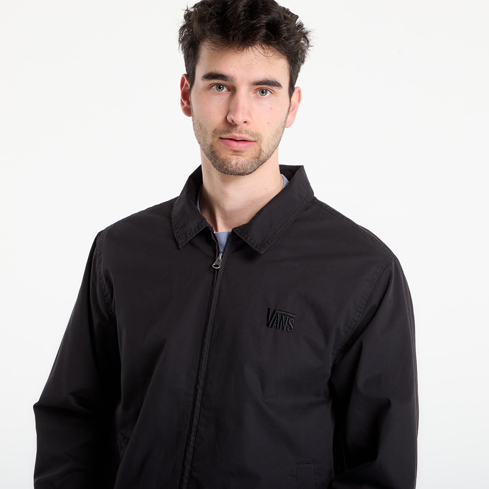 Giacche da uomo Vans Pomona Station Jacket Black