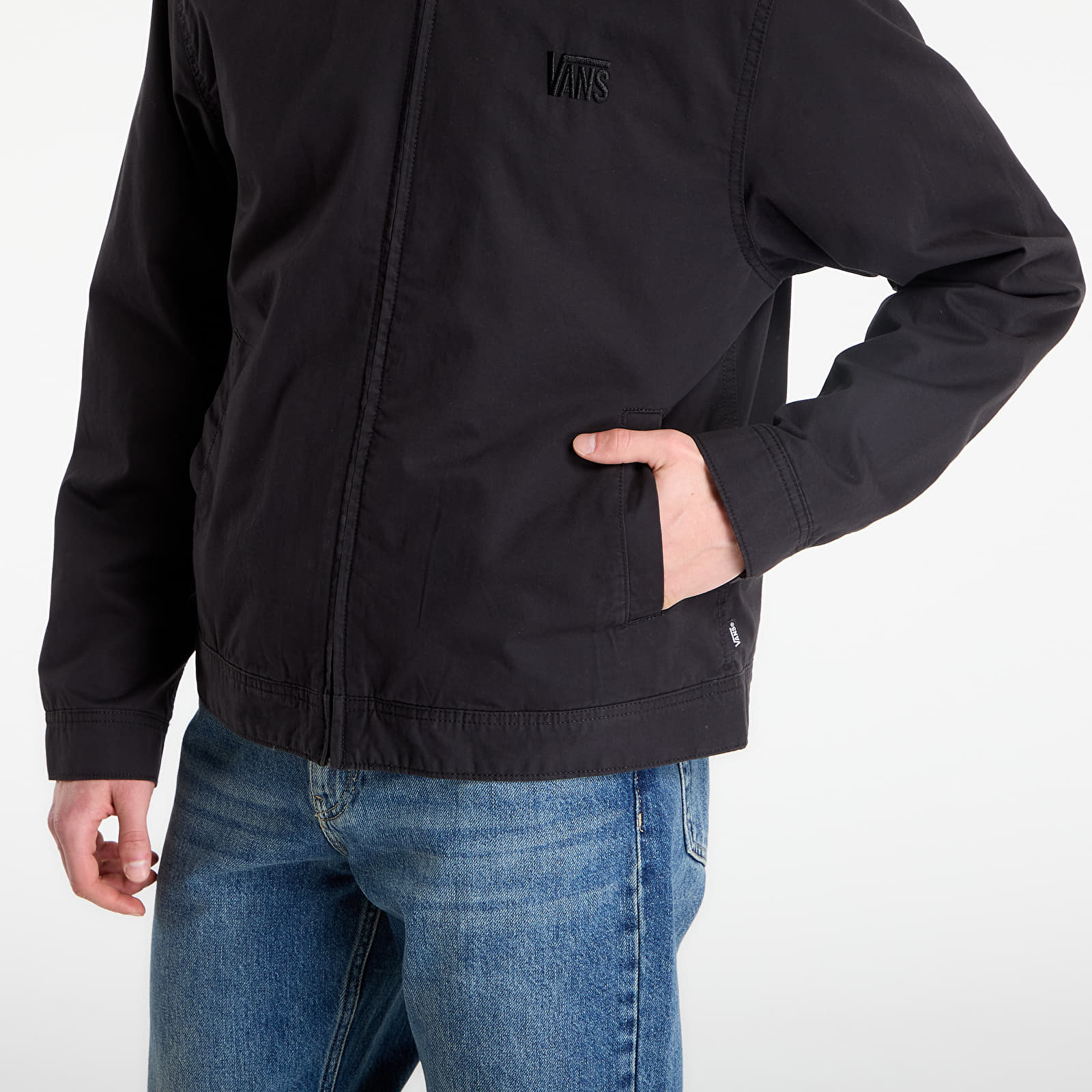 Giacche da uomo Vans Pomona Station Jacket Black