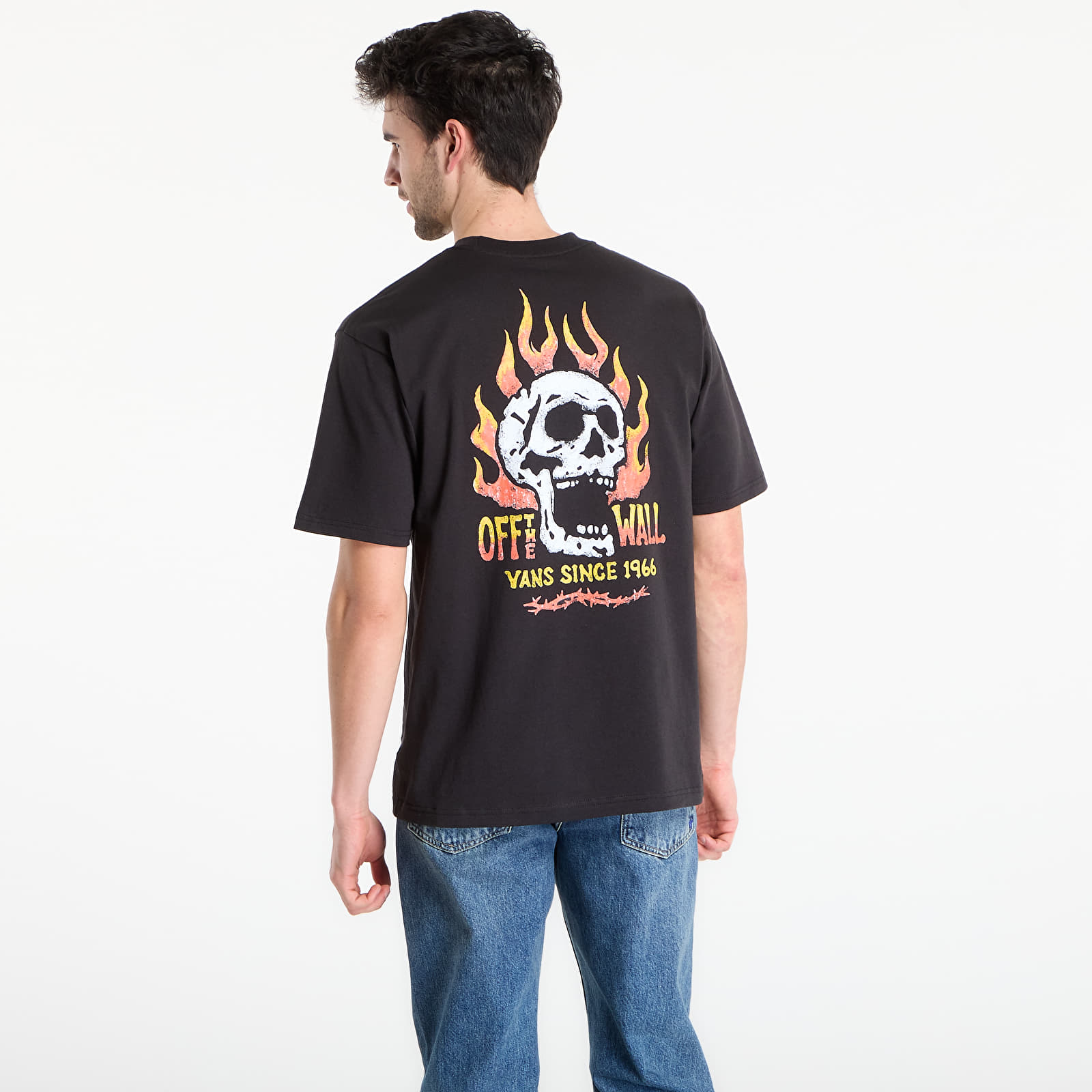 T-shirty męskie Vans Off The Wall Fever SS Tee Black