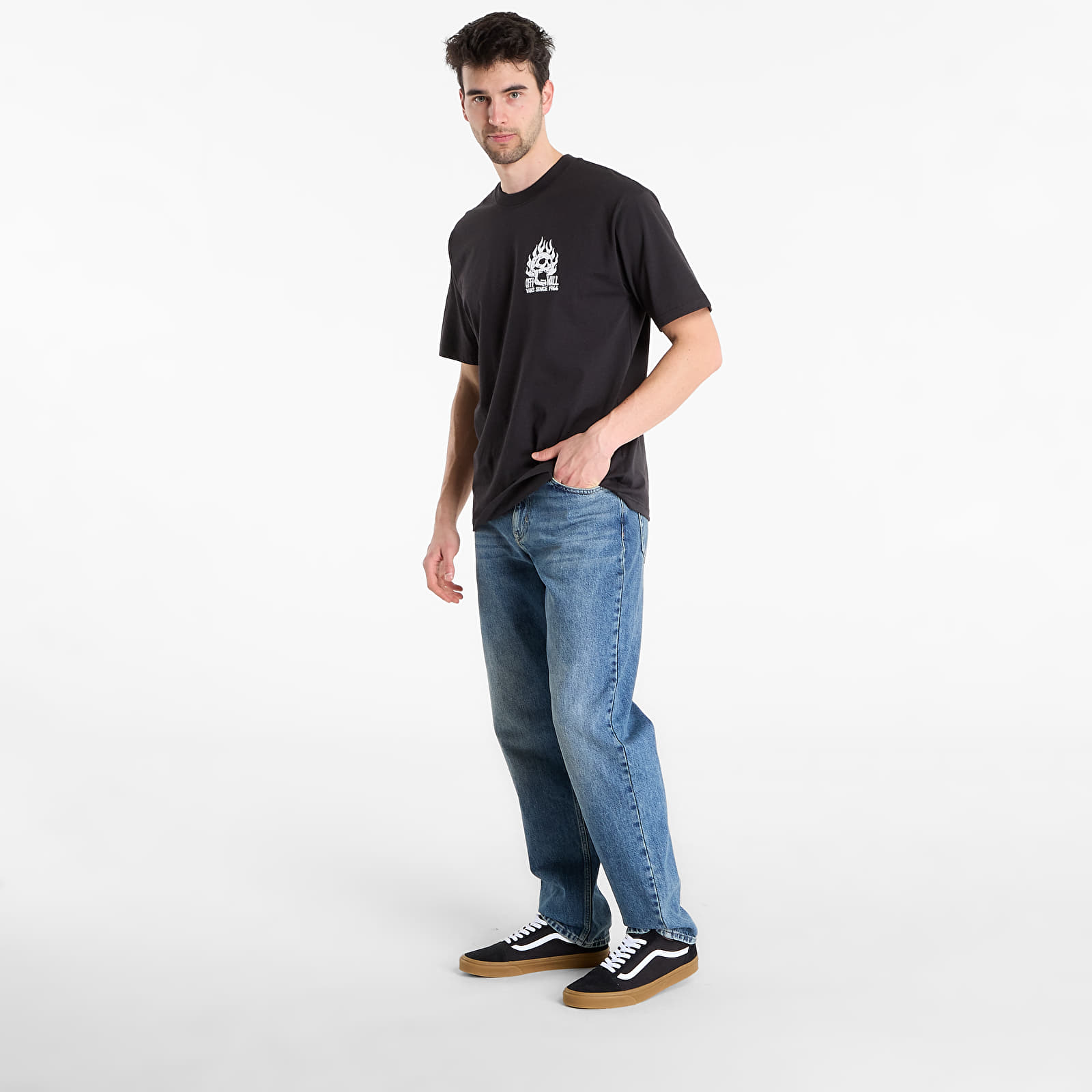 T-shirty męskie Vans Off The Wall Fever SS Tee Black