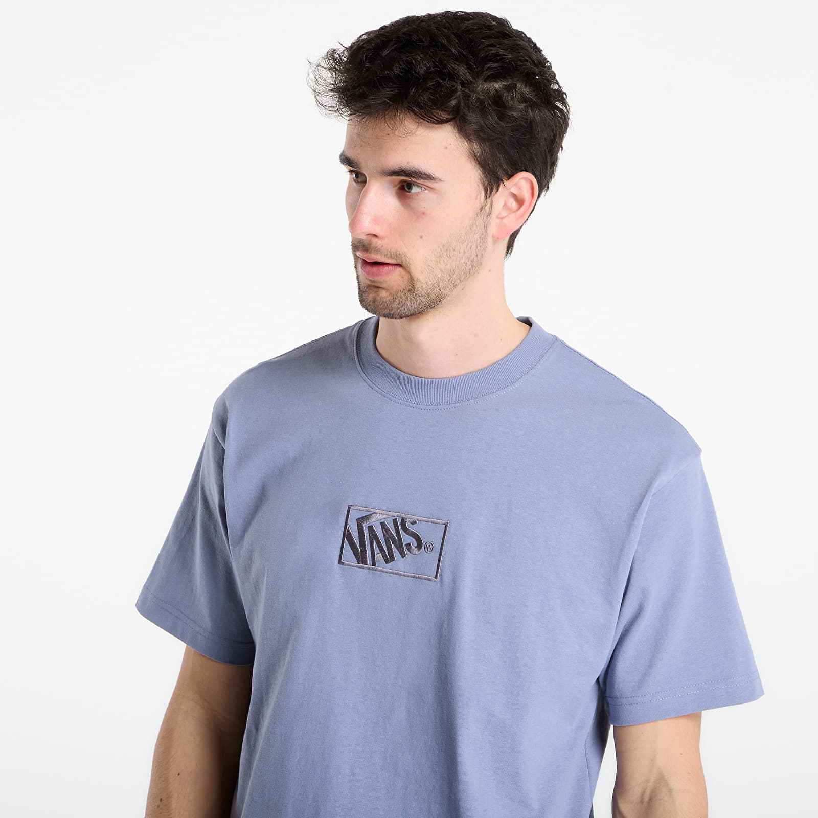 T-shirts för män Vans Blocked Box Loose SS Tee Glacial Slate