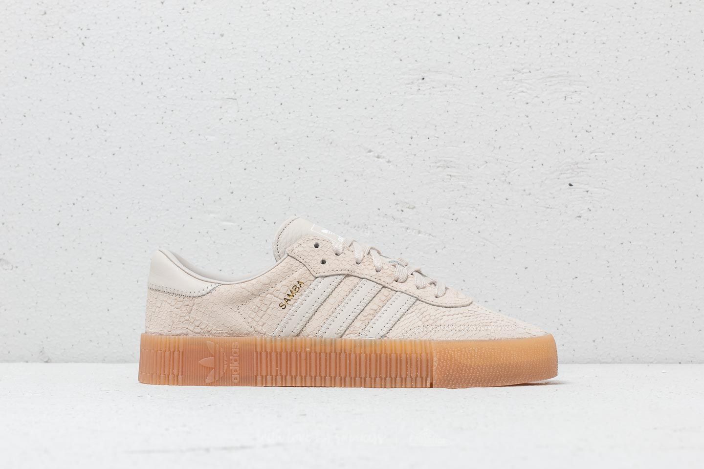 Adidas sambarose on sale clear brown