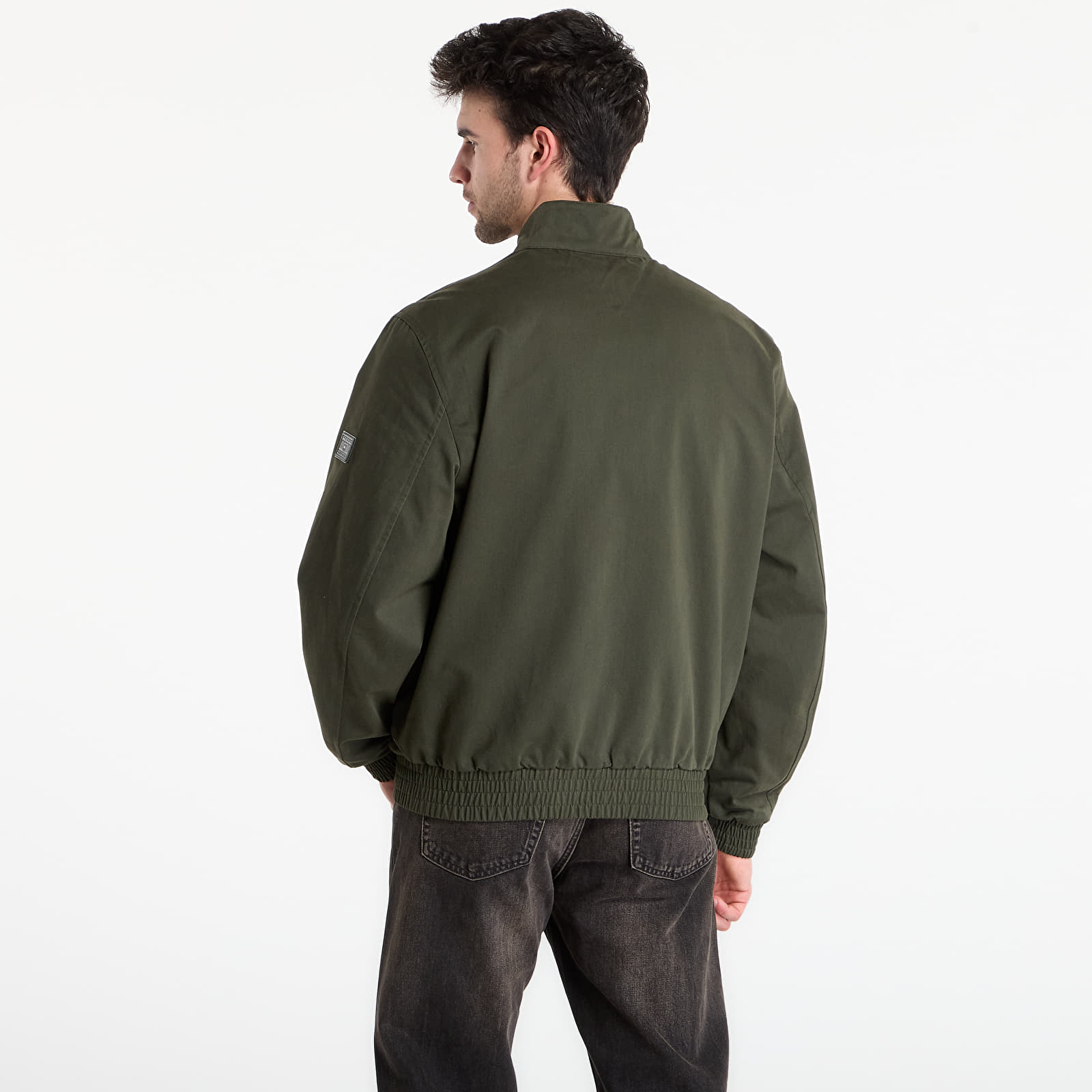 Kurtki męskie Tommy Hilfiger Cotton Harrington Eclipse Green