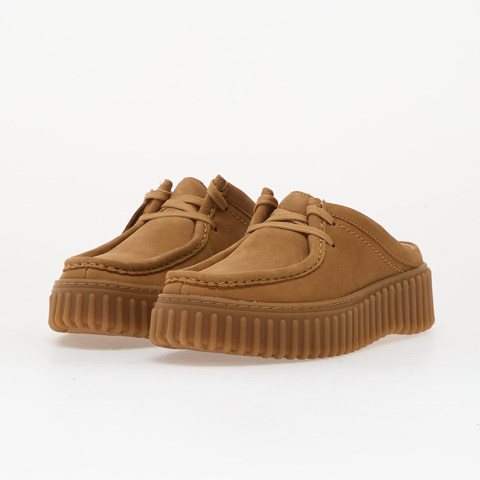 Încălțăminte și sneakerși pentru femei Clarks Torhill Mule Light Tan Nubuck