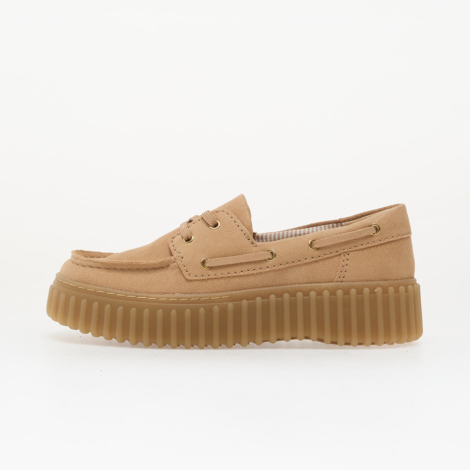 Сникърси Clarks Torhill Boat Beige Suede EUR 38