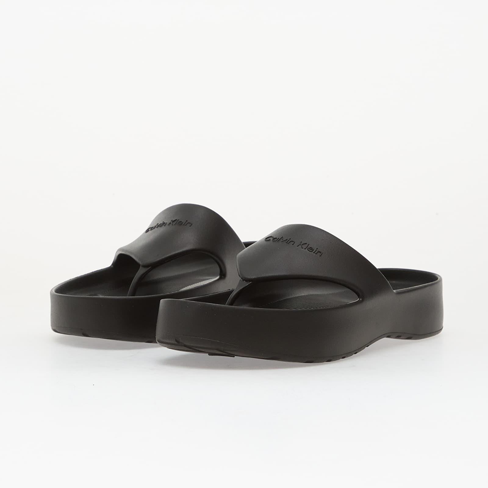 Scarpe donna Calvin Klein One Piece Eva Flip Flop Thong Triple Black