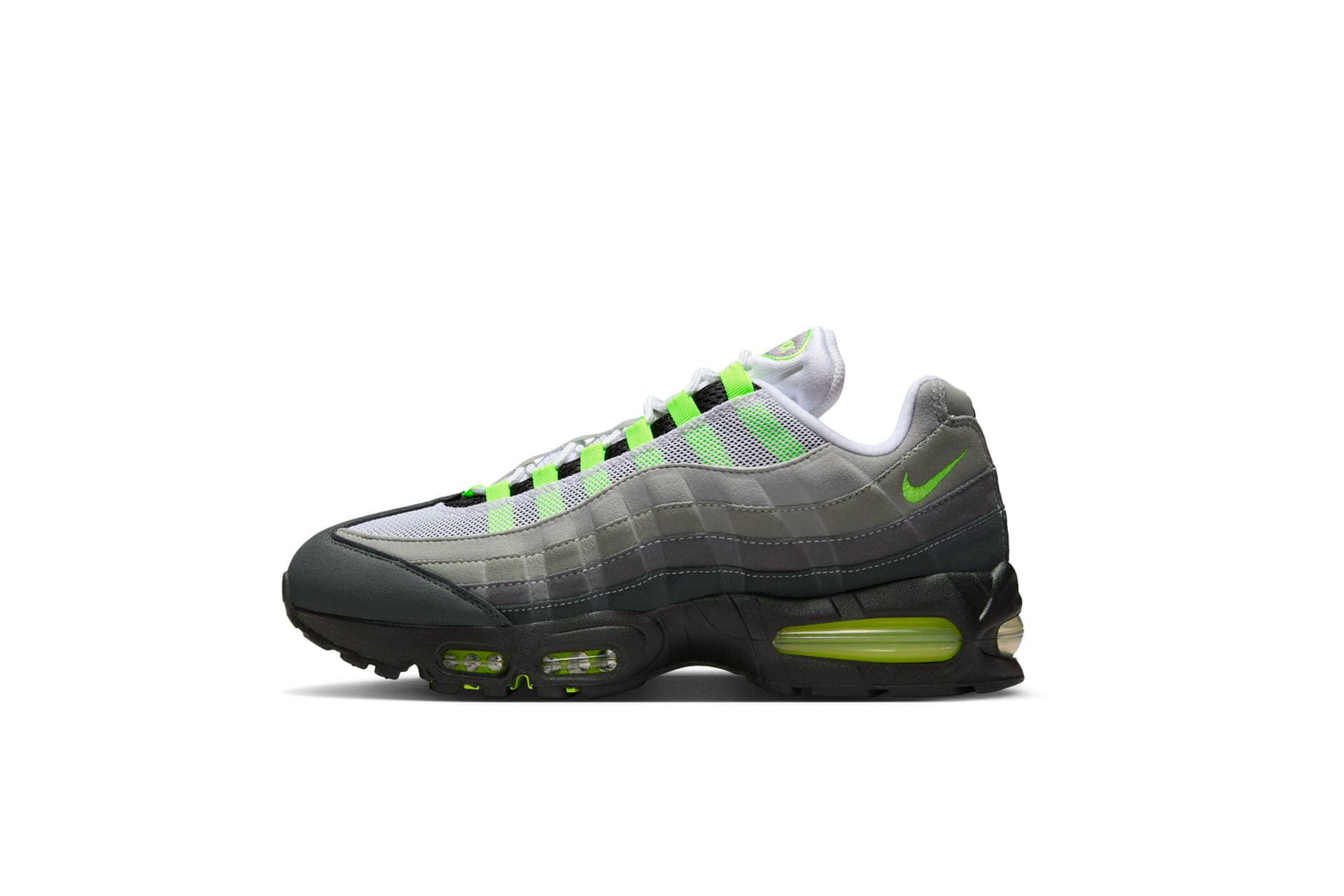 Herresko Nike Air Max 95 Og Black/ Neon Yellow-Cool Grey